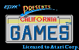 California Games title screen for Atari Lynx